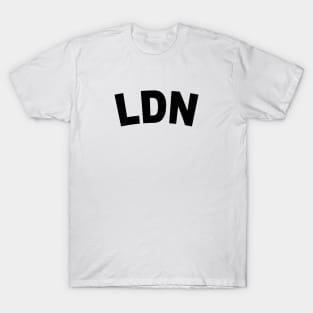 LON Bold Black T-Shirt